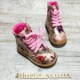 Ботинки для девочек М565-2 pink