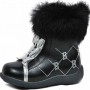 Зимние кожаные  ботинки для девочек,  36013
