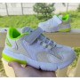 Білі кросівки для дівчат і хлопчиків, 79-002 white-green