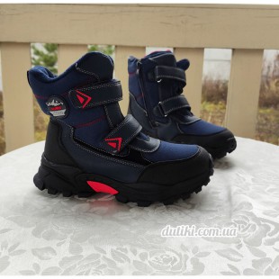 Зимові термо черевики для хлопчиків Арт: 862H blue-red - 33рр!