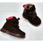 Ботинки для мальчиков на шерсти, 22103A black