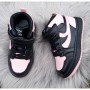 Хайтопы, высокие кроссовки для девочек, 626GA black-pink