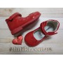 Туфли для девочек нарядные H731 red