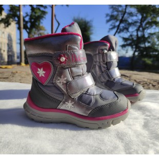 Зимові термо черевики для дівчаток мембрана+термо устілка Арт: R-bronze