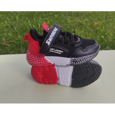 Кросівки для хлопчиків (Туреччина) Арт: K33-002 black-red