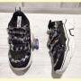 Чорні кросівки з голограмою для дівчаток Арт: LA022-175