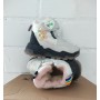 Зимові термо чобітки для дівчаток в молочному кольорі Арт: A401-370