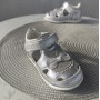Серебристые туфли-сандалии P29 silver
